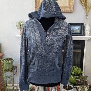 Cute blue hooded sweatshirt, size XS